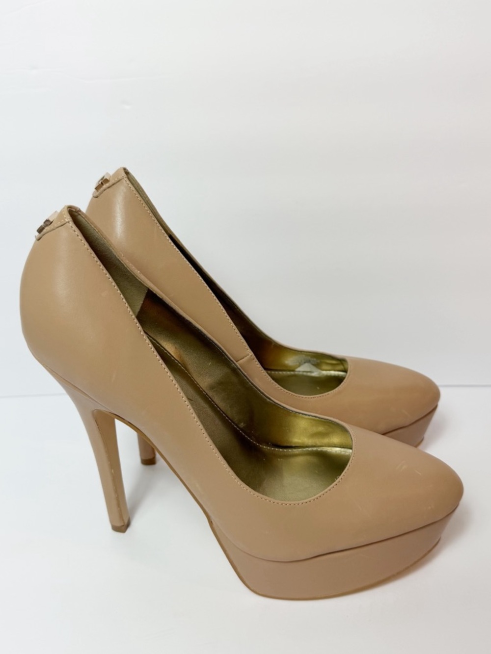 Guess Gwcador Nude Heels Size 10 Women Pumps - Picture 5 of 8